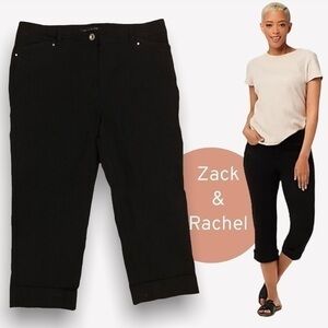 Zach and Rachel cropped capri pants with cuff